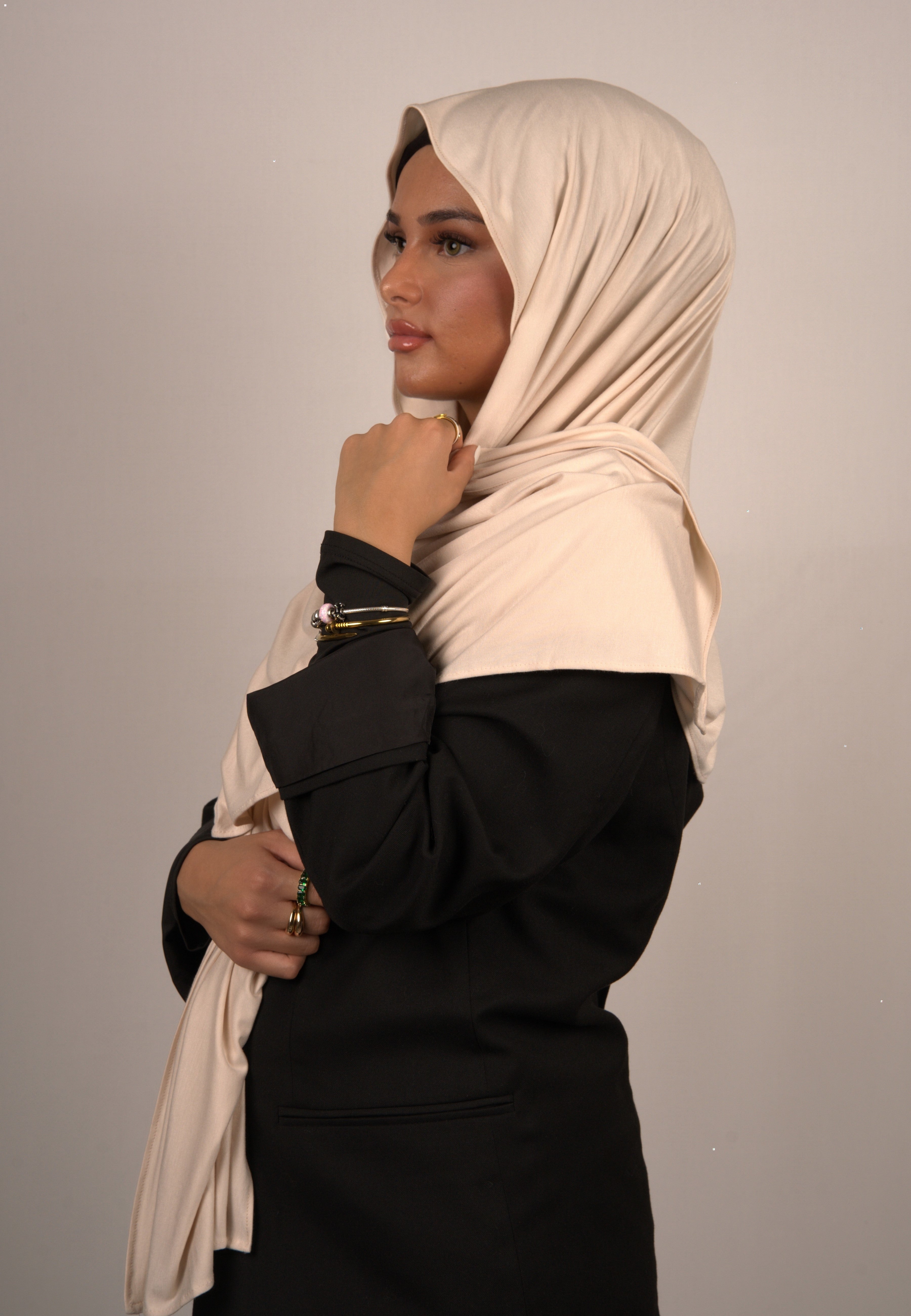 Cotton Premium Jersey Wheat