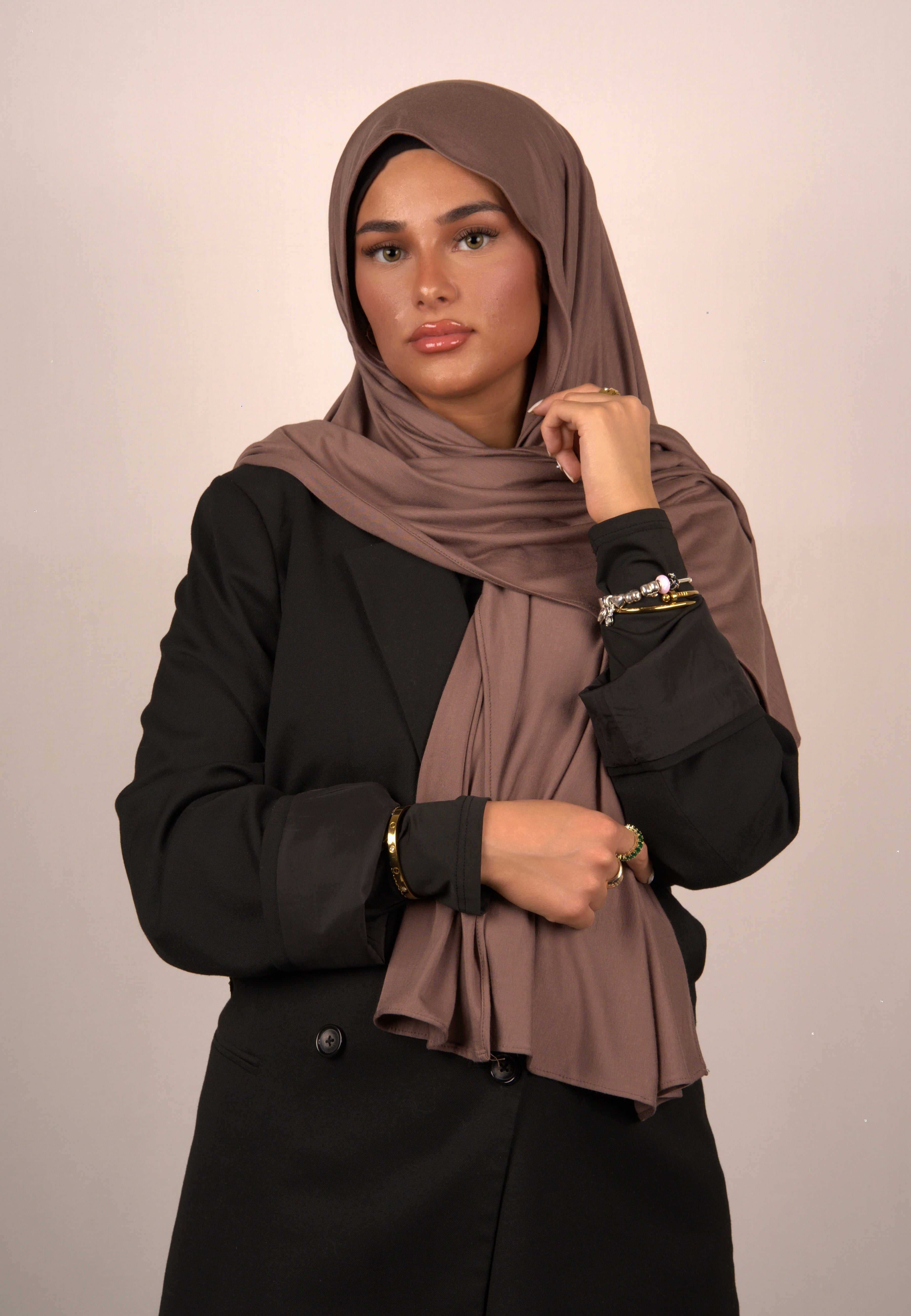 Cotton Premium Jersey Saddle Brown