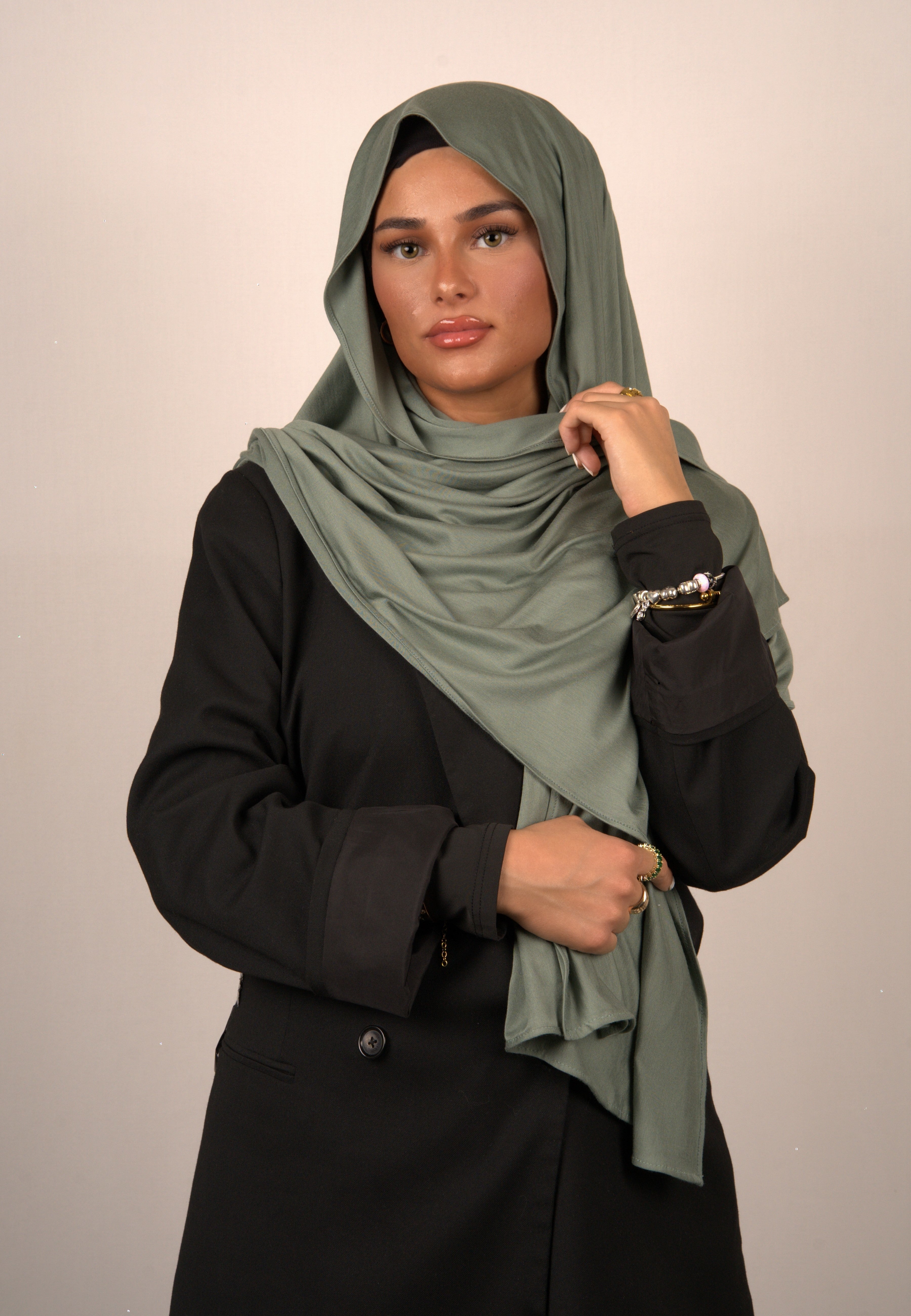 Cotton Premium Jersey Olive Drab