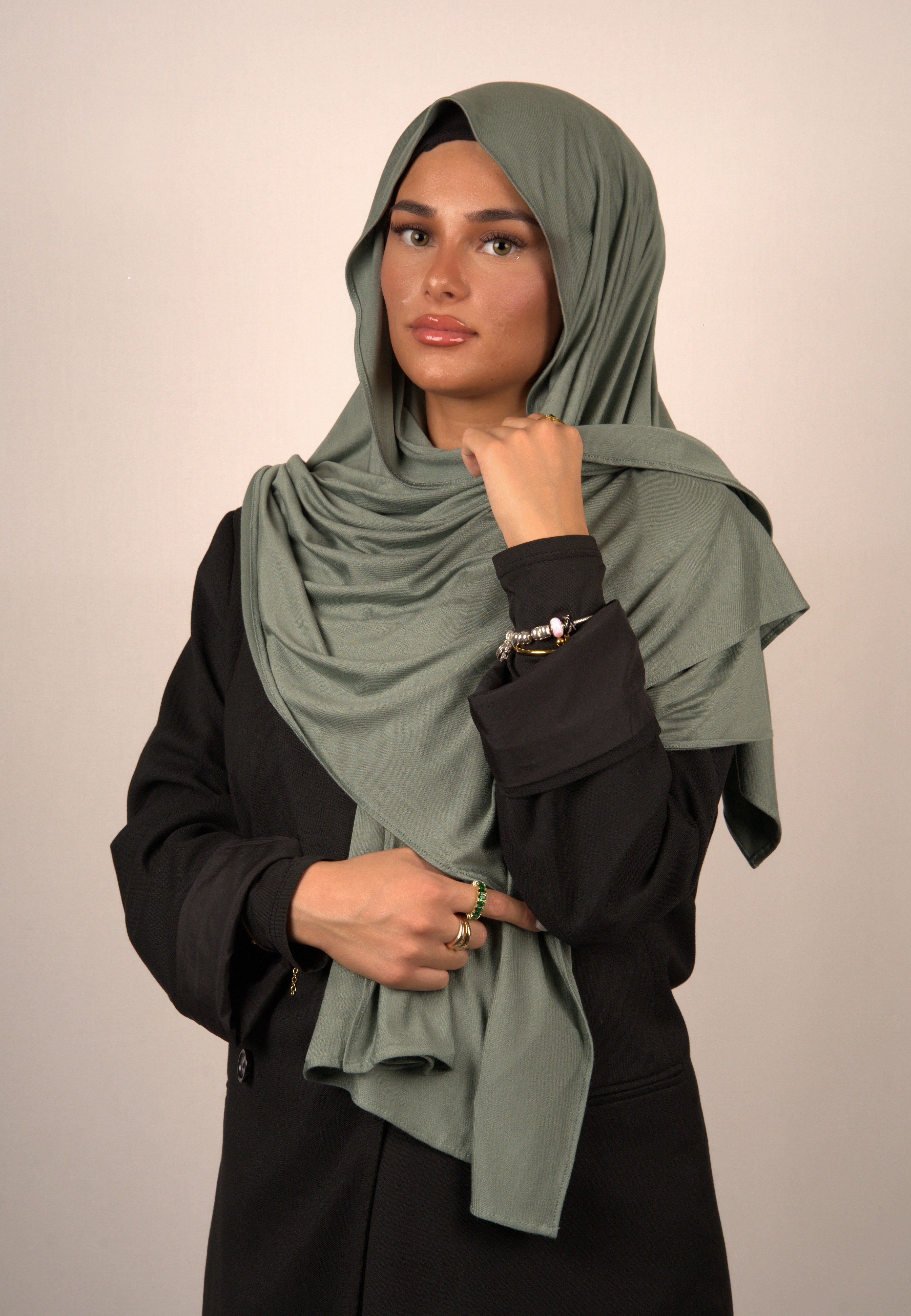 Cotton Premium Jersey Olive Drab