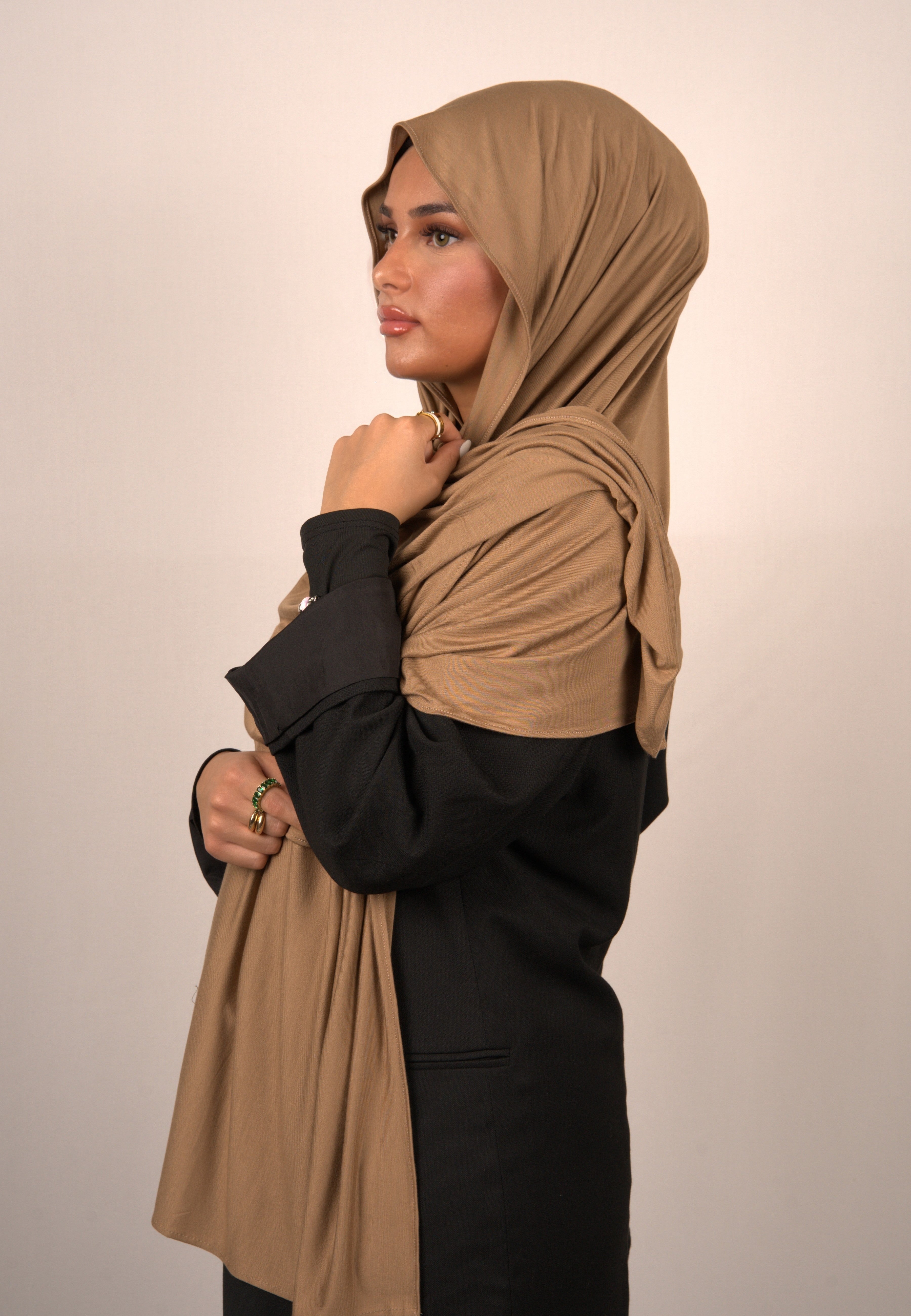 Cotton Premium Jersey Dark Salmon