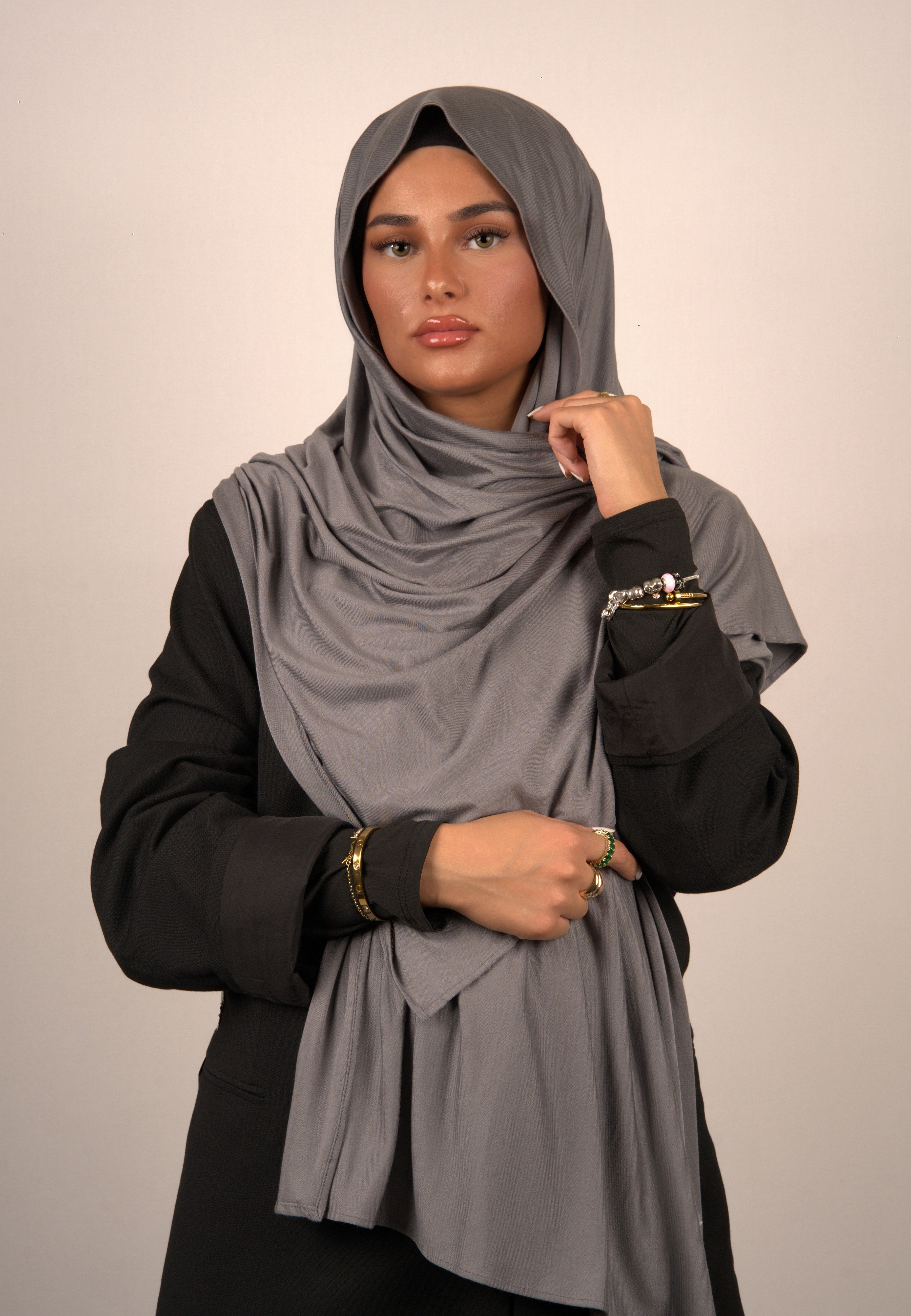 Cotton Premium Jersey Slate Gray