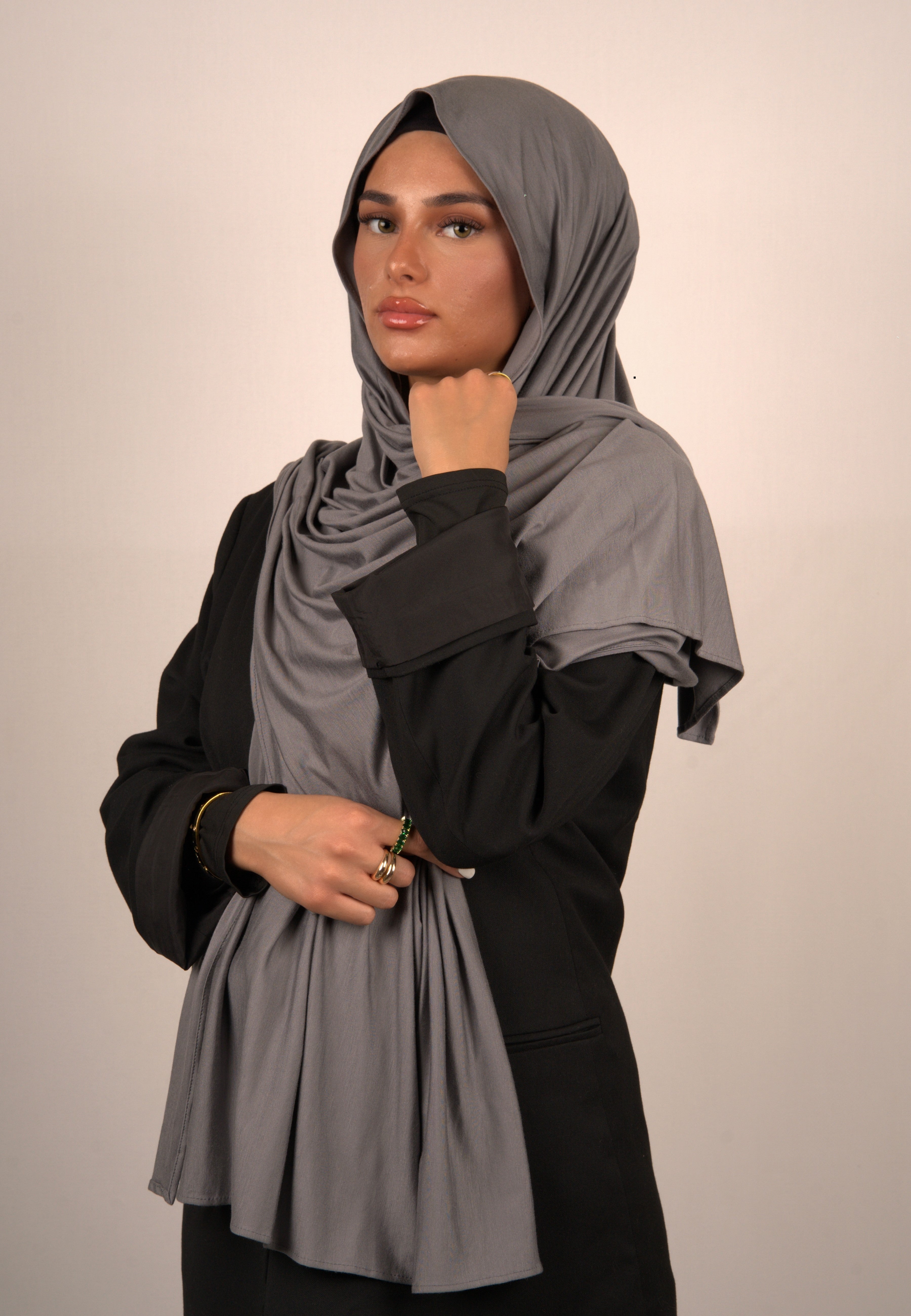 Cotton Premium Jersey Slate Gray