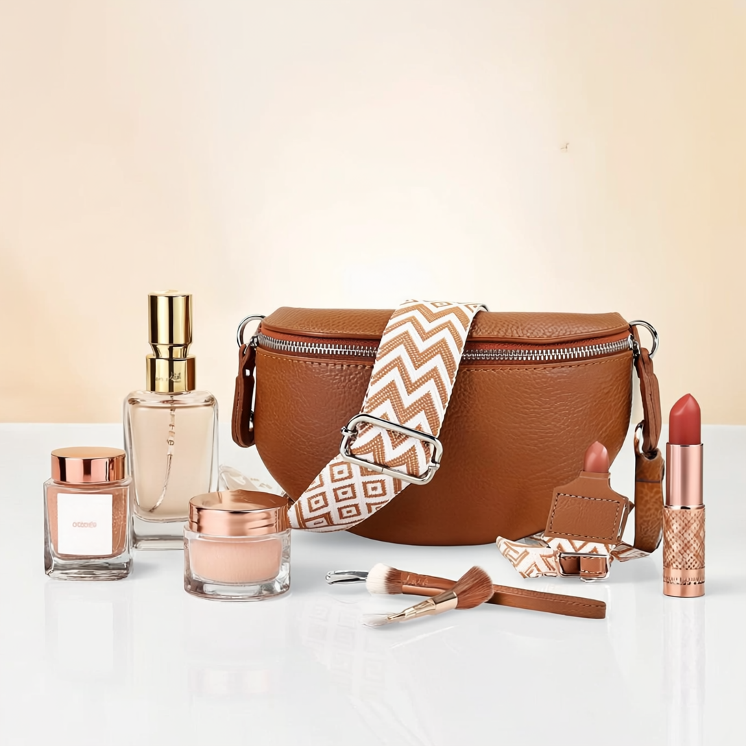 Damen Bauchtasche
Leder Kulturbeutel
Kosmetiktasche
Damen Tasche
Ledertasche für Frauen
Reisebegleiter
Modeaccessoire
Aufbewahrungstasche
Alltagstasche
Sportsbag