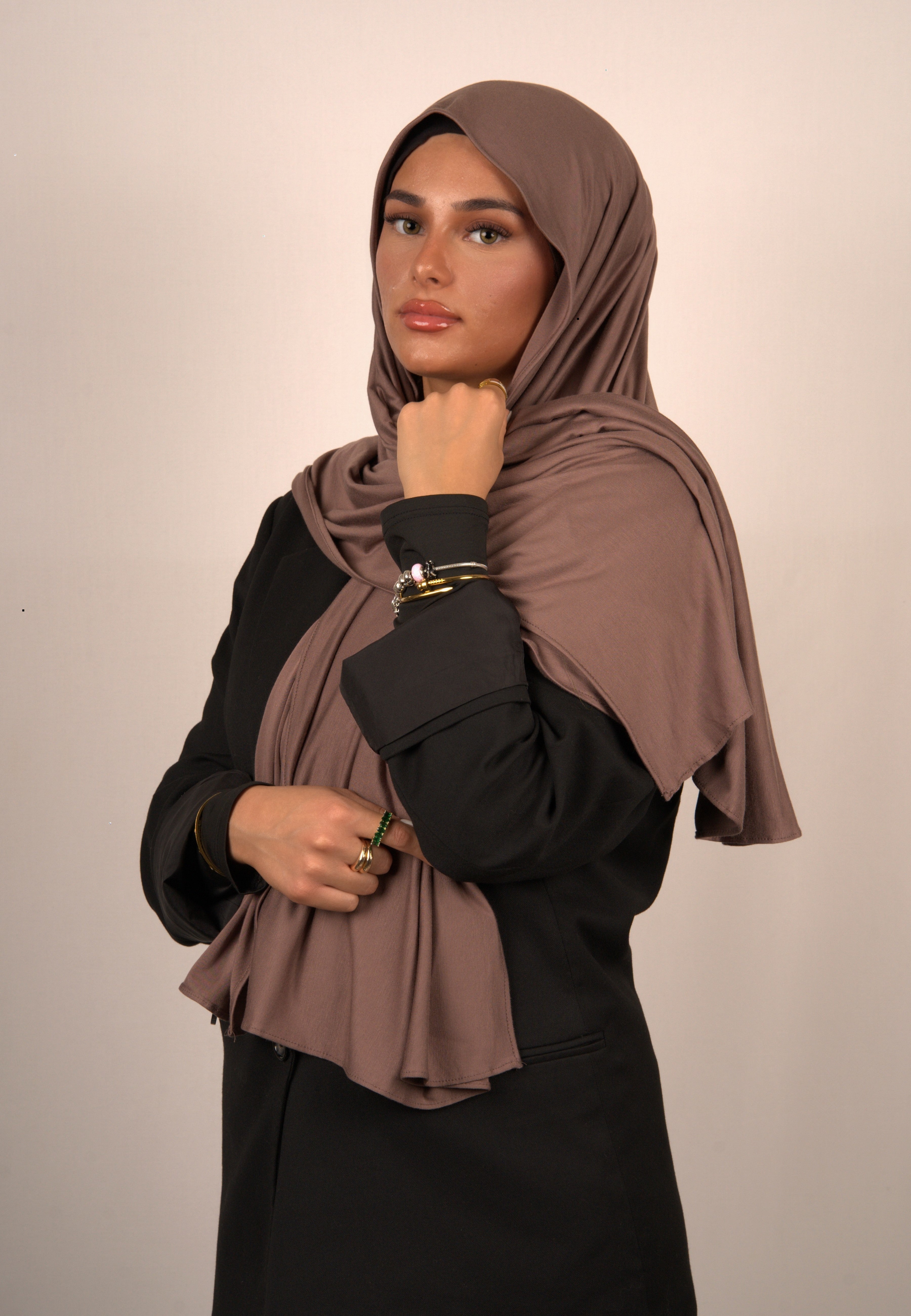 Cotton Premium Jersey Saddle Brown