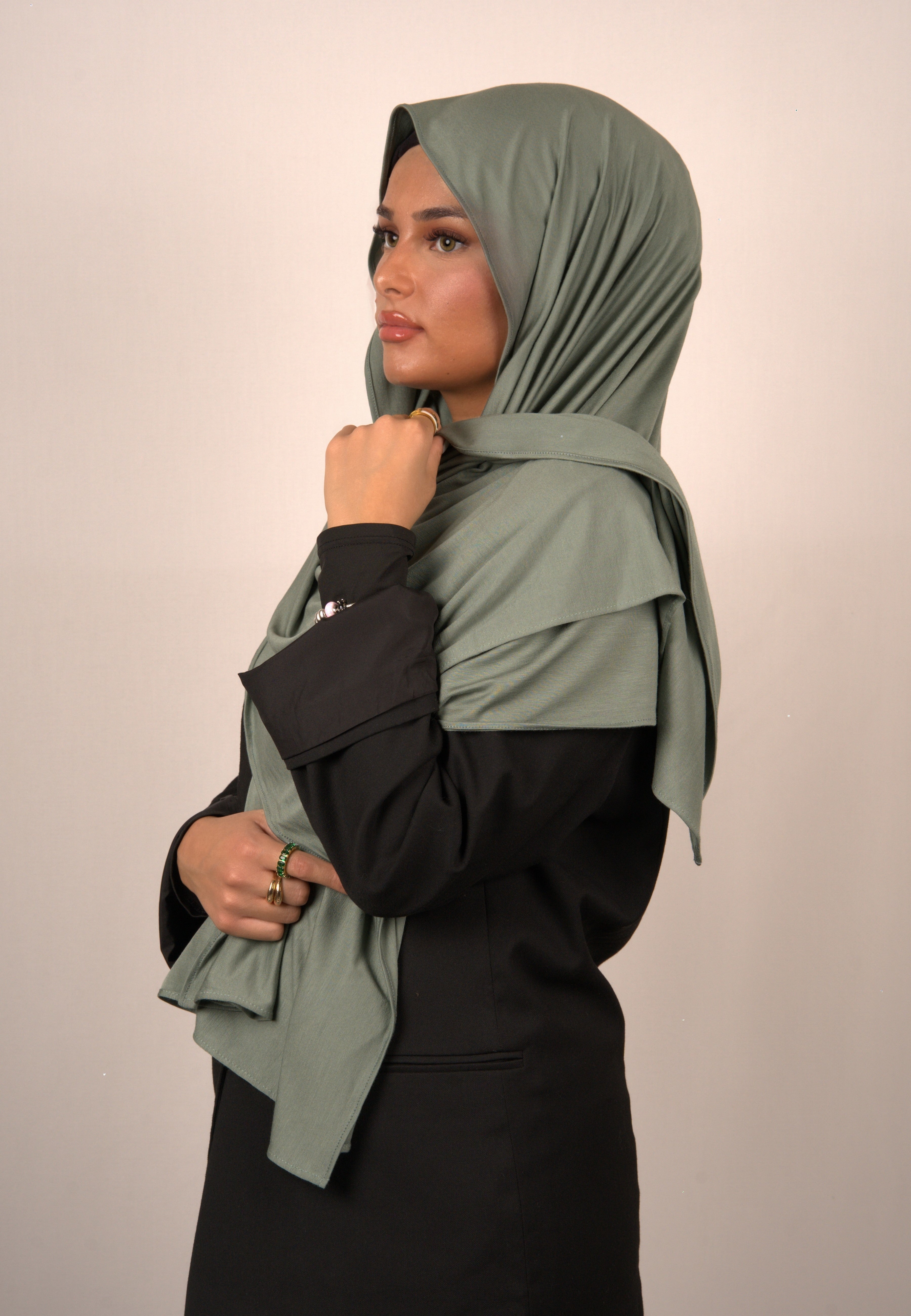 Cotton Premium Jersey Olive Drab