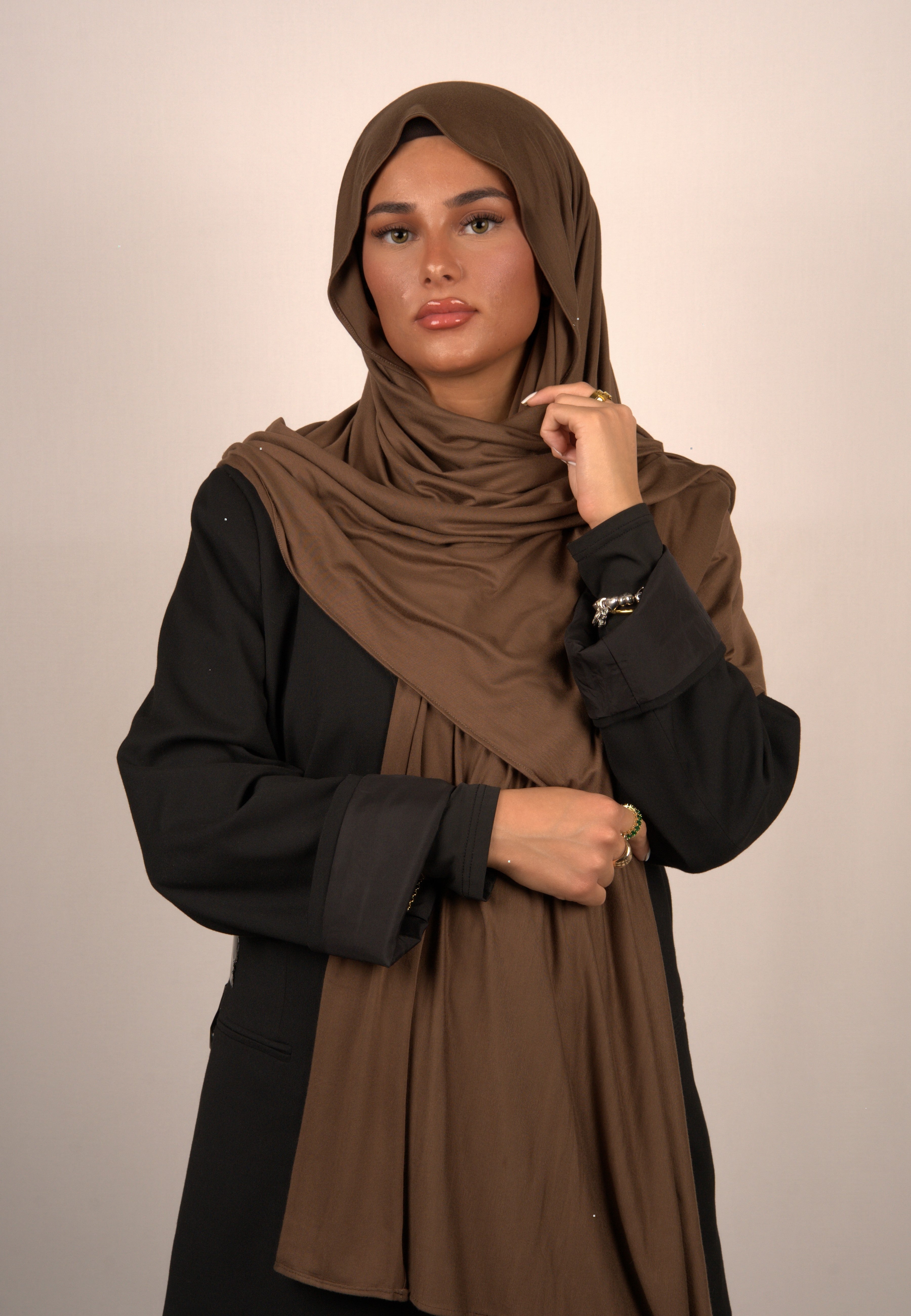 Cotton Premium Jersey Chocolate