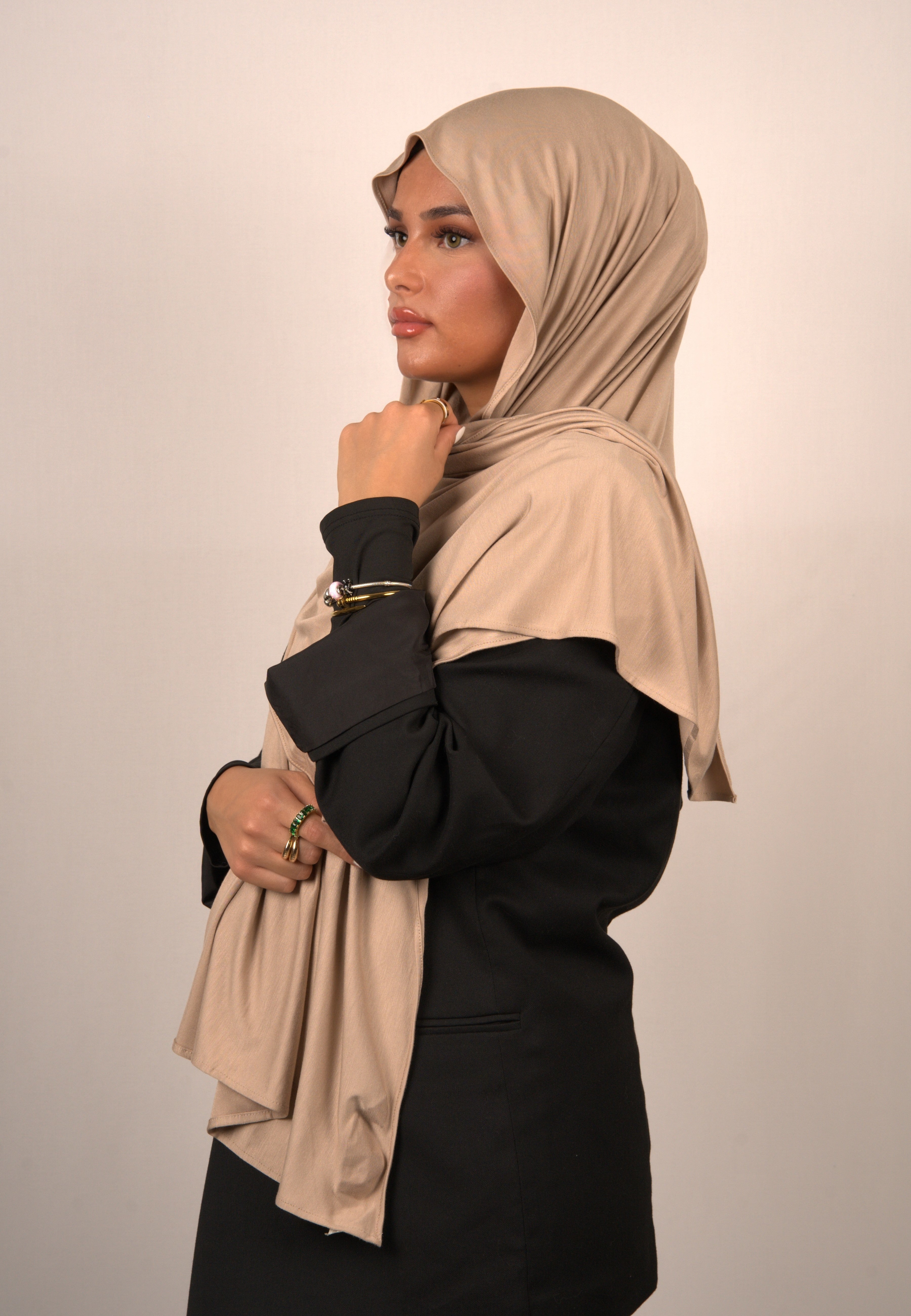 Cotton Premium Jersey Wheat