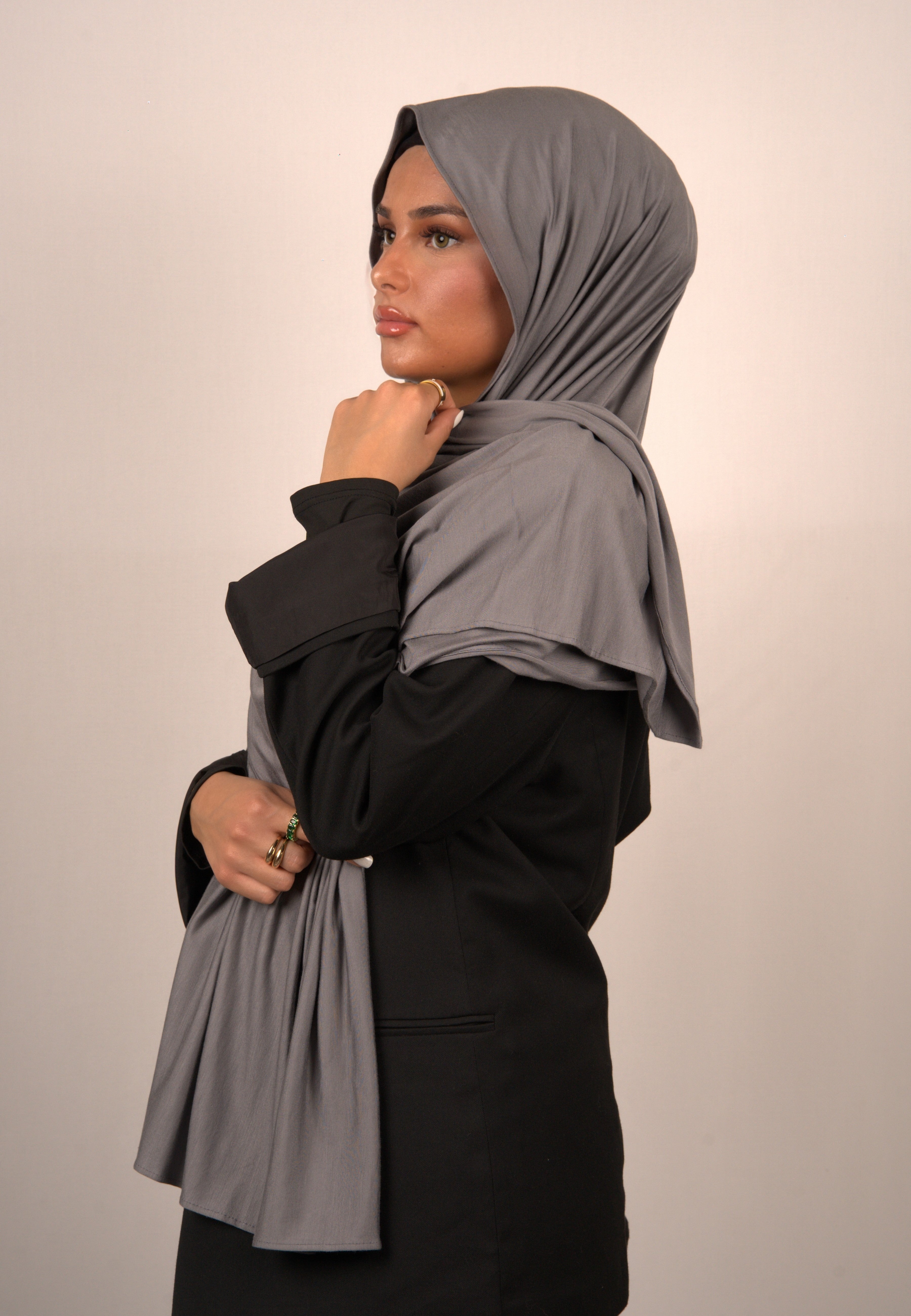 Cotton Premium Jersey Slate Gray