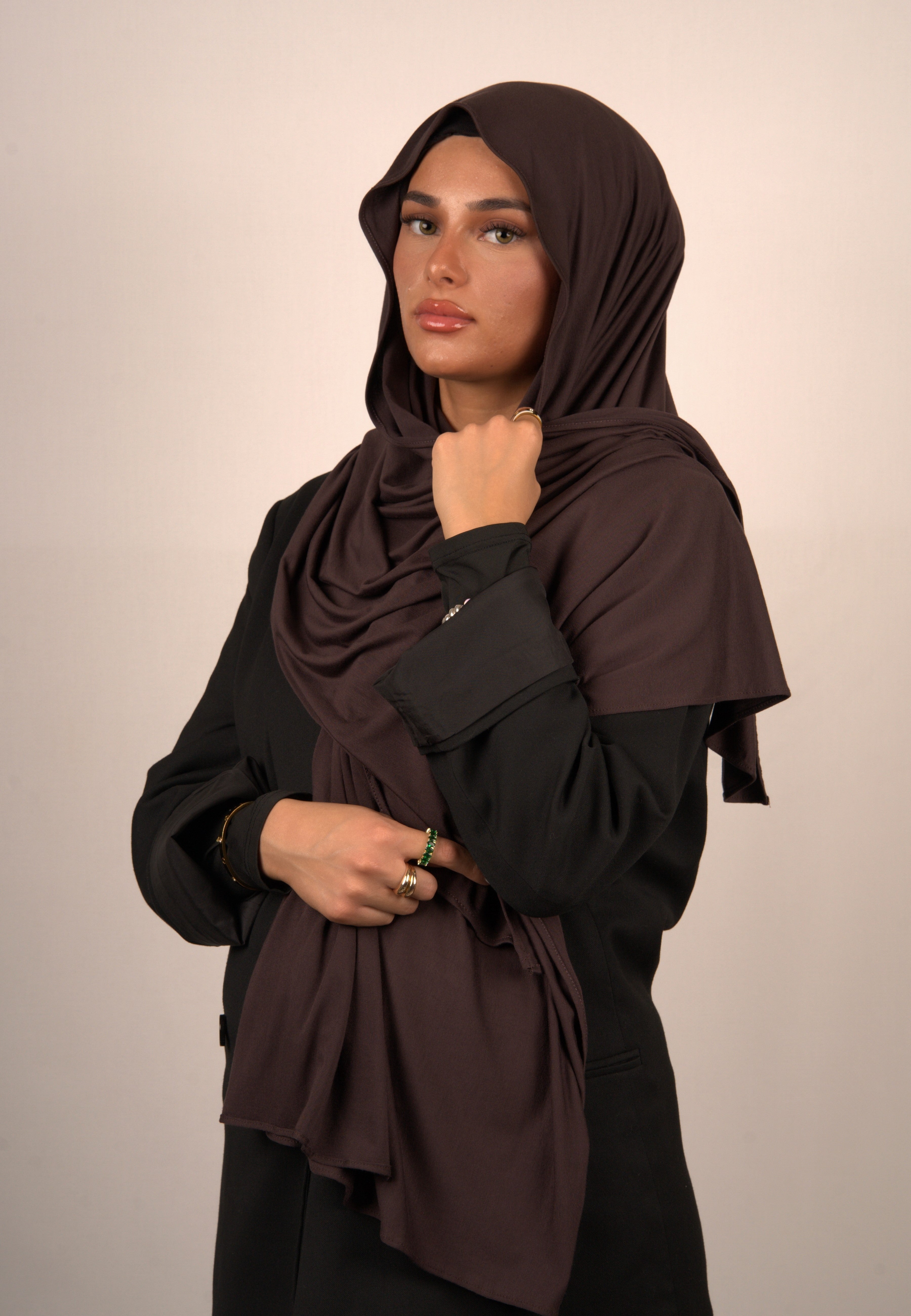 Cotton Premium Jersey Umber