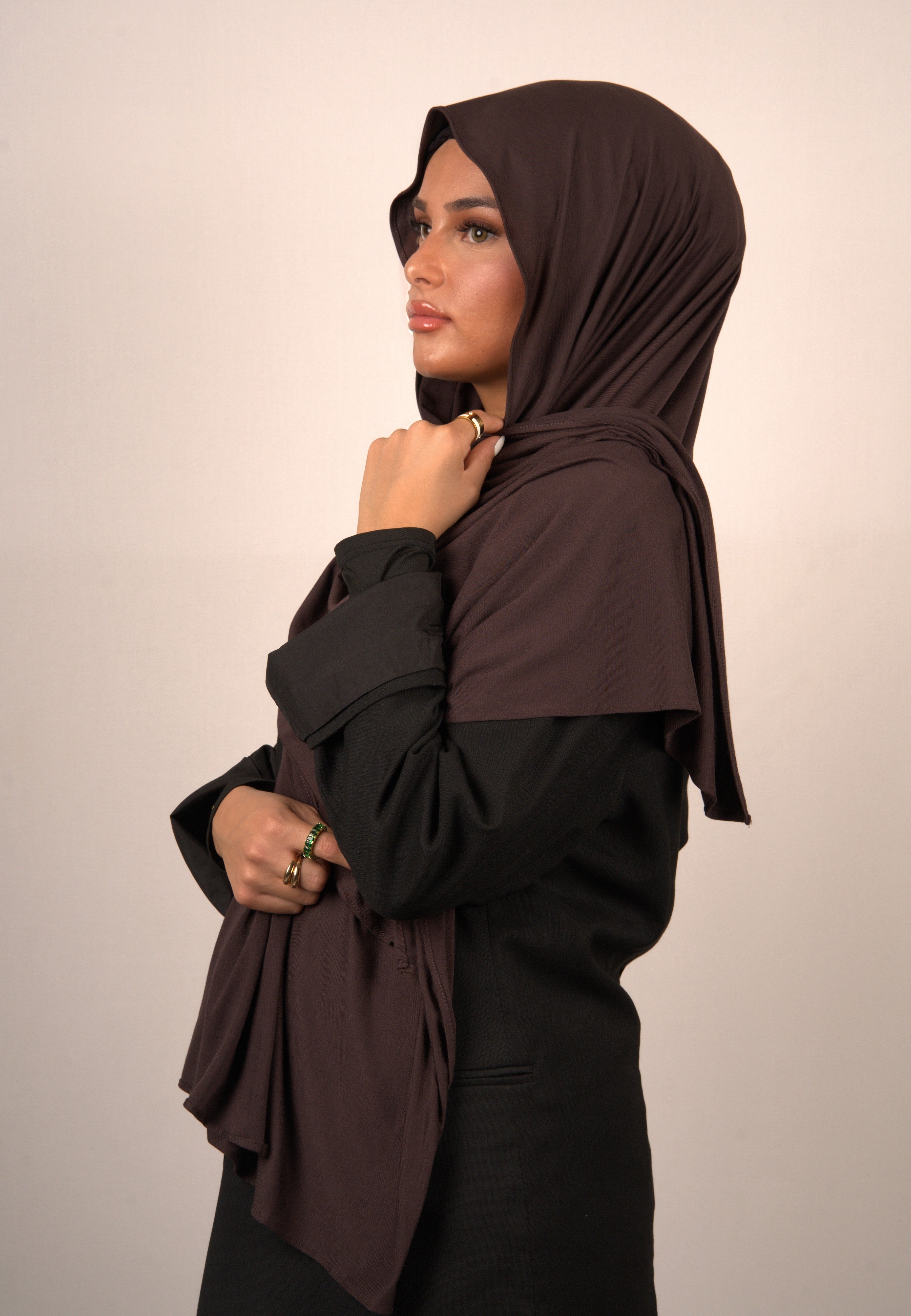 Cotton Premium Jersey Umber